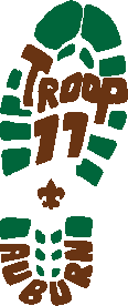 Troop 11 Boot Print Logo